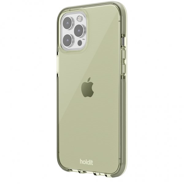holdit iPhone 12 Pro Max Deksel Seethru Khaki Green