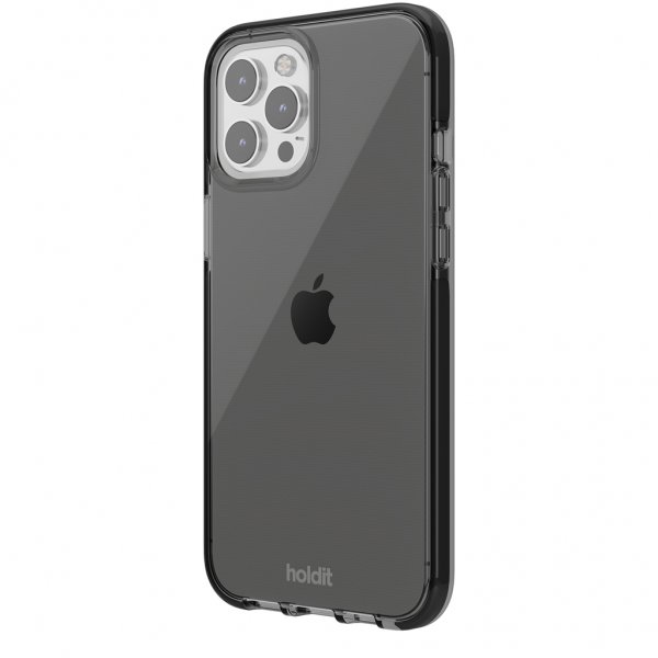 holdit iPhone 12 Pro Max Deksel Seethru Svart