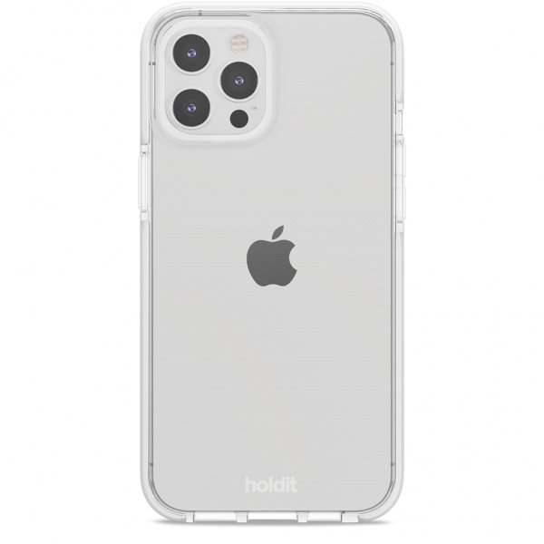 holdit iPhone 12 Pro Max Deksel Seethru Hvit