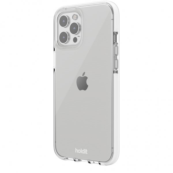 holdit iPhone 12 Pro Max Deksel Seethru Hvit