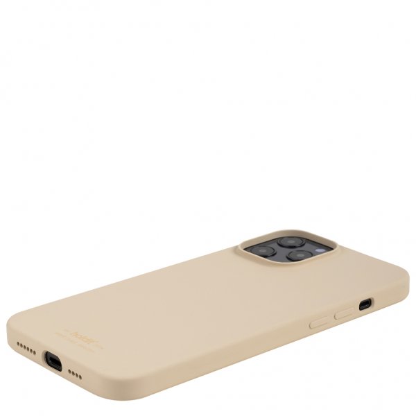 holdit iPhone 12 Pro Max Deksel Silikon Beige