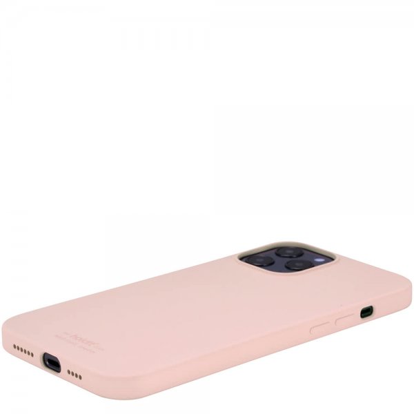 holdit iPhone 12 Pro Max Deksel Silikon Blush Pink