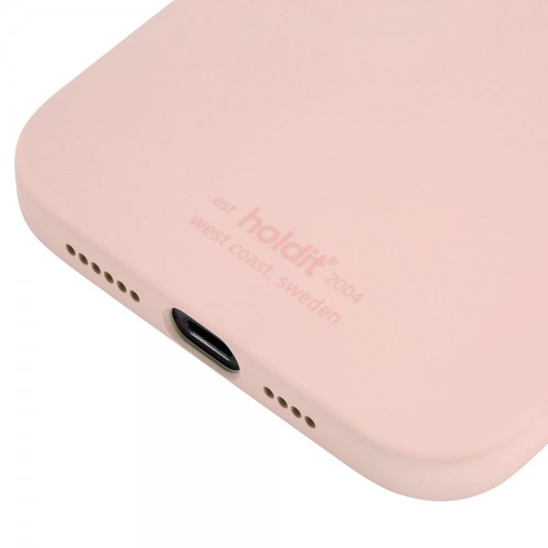 holdit iPhone 12 Pro Max Deksel Silikon Blush Pink