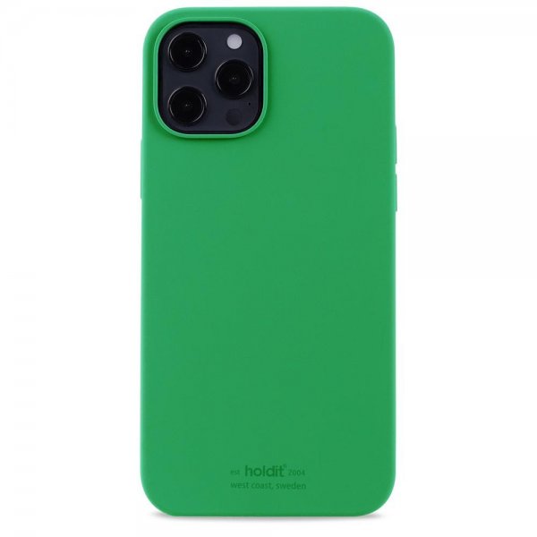 holdit iPhone 12 Pro Max Deksel Silikon Grass Green