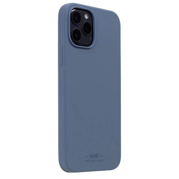 holdit iPhone 12 Pro Max Deksel Silikon Pacific Blue