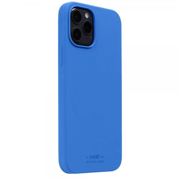 holdit iPhone 12 Pro Max Deksel Silikon Sky Blue