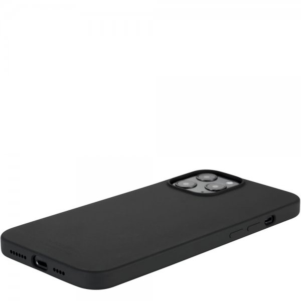 holdit iPhone 12 Pro Max Deksel Silikon Svart