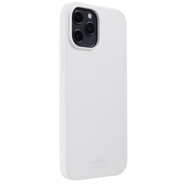 holdit iPhone 12 Pro Max Deksel Silikon Hvit
