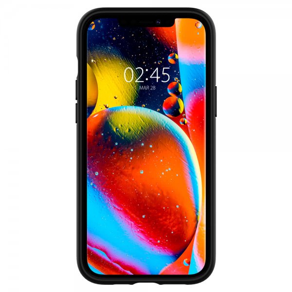 Spigen iPhone 12 Pro Max Deksel Slim Armor CS Svart