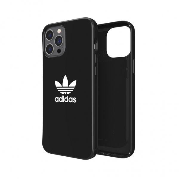 Adidas iPhone 12 Pro Max Deksel Snap Case Trefoil Svart