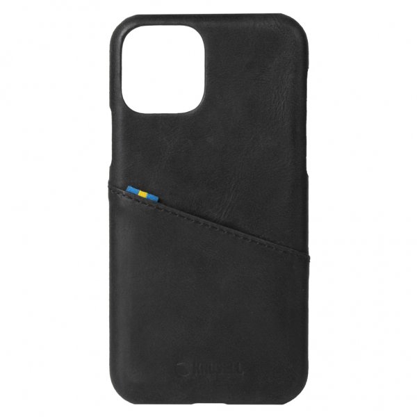Krusell iPhone 12 Pro Max Deksel Sunne CardCover Vintage Black