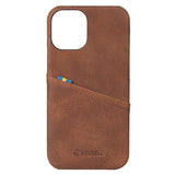Krusell iPhone 12 Pro Max Deksel Sunne CardCover Vintage Cognac