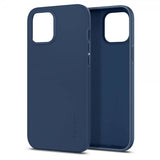 Spigen iPhone 12 Pro Max Deksel Thin Fit Deep Blue