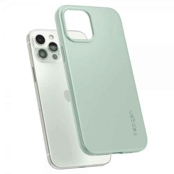 Spigen iPhone 12 Pro Max Deksel Thin Fit Apple Mint