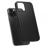 Spigen iPhone 12 Pro Max Deksel Thin Fit Svart