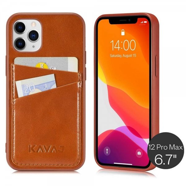 Kavaj iPhone 12 Pro Max Deksel Tokyo Brun