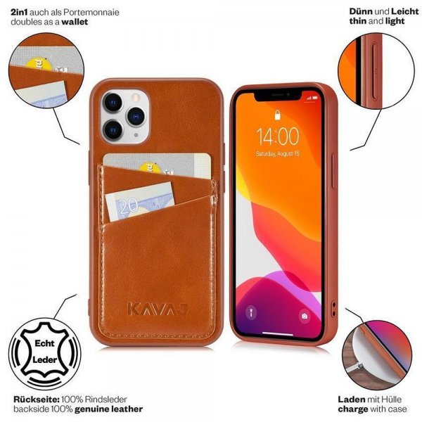 Kavaj iPhone 12 Pro Max Deksel Tokyo Brun
