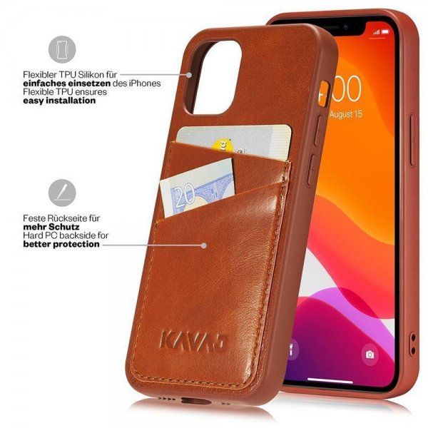 Kavaj iPhone 12 Pro Max Deksel Tokyo Brun