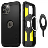 Spigen iPhone 12 Pro Max Deksel Tough Armor Mag Svart