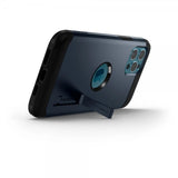 Spigen iPhone 12 Pro Max Deksel Tough Armor Metal Slate