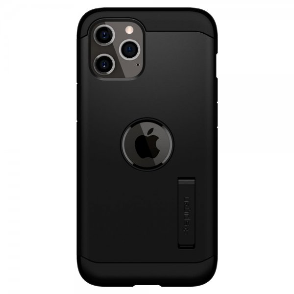 Spigen iPhone 12 Pro Max Deksel Tough Armor Svart
