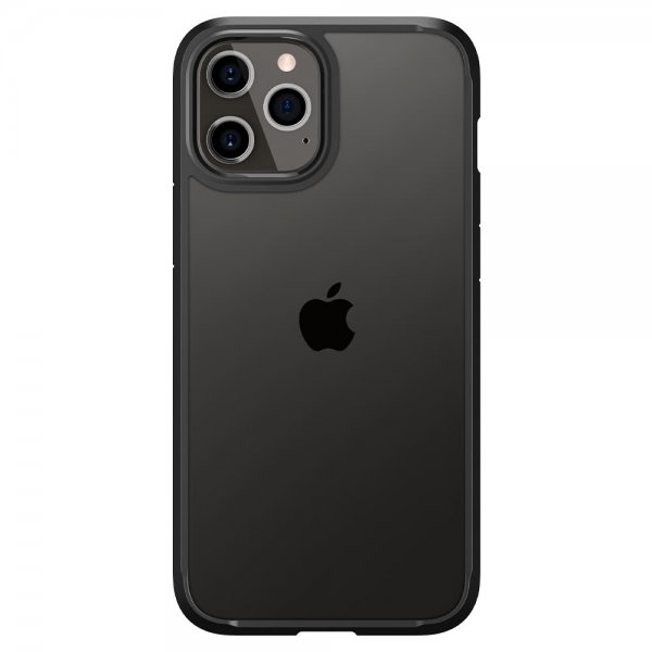 Spigen iPhone 12 Pro Max Deksel Ultra Hybrid Matte Black