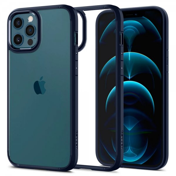 Spigen iPhone 12 Pro Max Deksel Ultra Hybrid Navy Blue