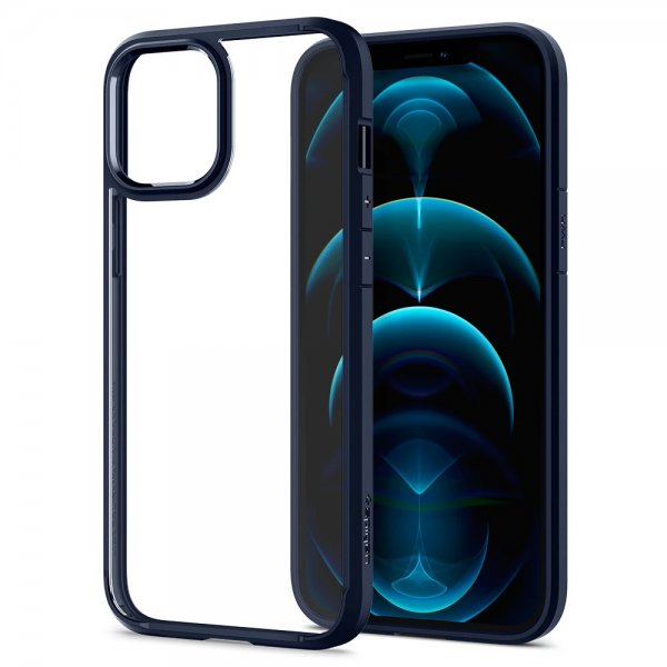 Spigen iPhone 12 Pro Max Deksel Ultra Hybrid Navy Blue
