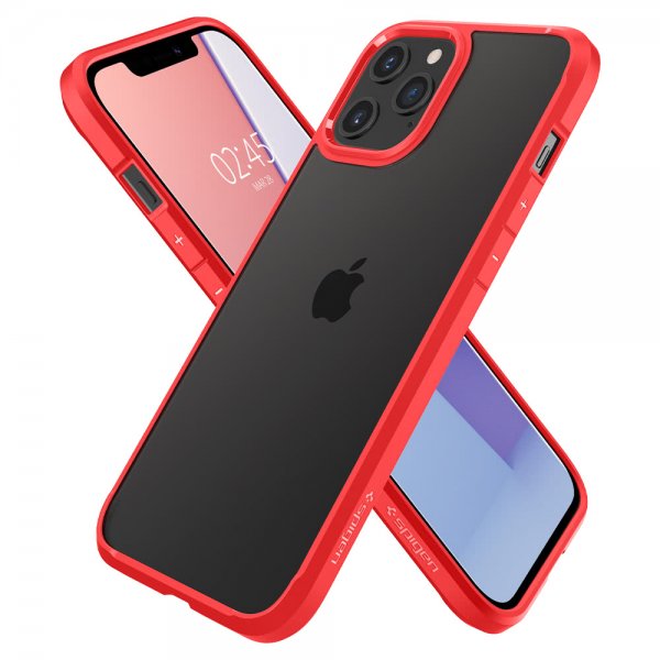 Spigen iPhone 12 Pro Max Deksel Ultra Hybrid Rød