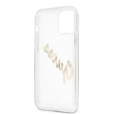 Guess iPhone 12 Pro Max Deksel Vintage Script Gull Klar