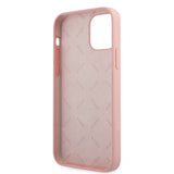 Guess iPhone 12 Pro Max Deksel Vintage Silicone Rosa