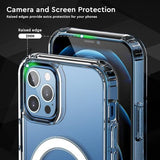 Rvelon iPhone 12 Pro Max Deksel TPU MagSafe Transparent