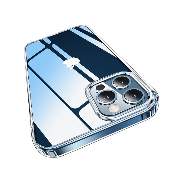 iPhone 12 Pro Max Deksel TPU MagSafe Støtsikker Transparent