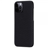 Pitaka iPhone 12/iPhone 12 Pro Deksel MagEZ Case Svart/Grå Twill