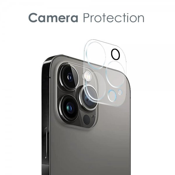 Northjo iPhone 12 Pro Deksel med Skjermbeskytter og Kamerabeskytter 3-i-1