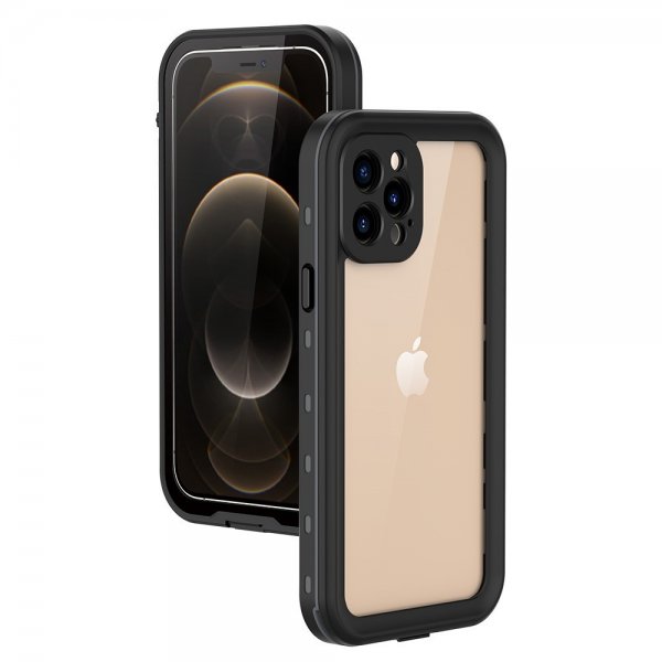 Redpepper iPhone 12 Pro Deksel Vanntett IP68 Svart