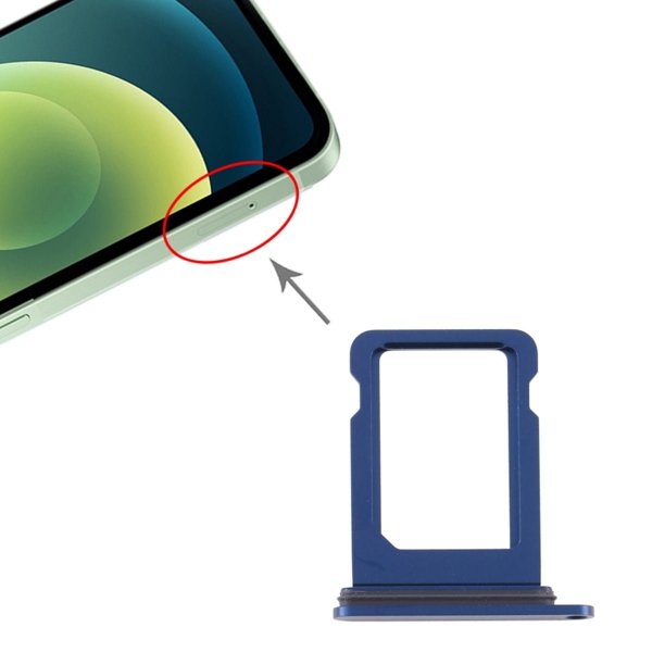 iPhone 12 Pro/12 Pro Max SIM-kortholder - Blå