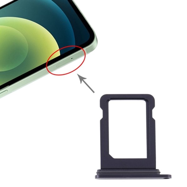 iPhone 12 SIM-kortholder - Svart