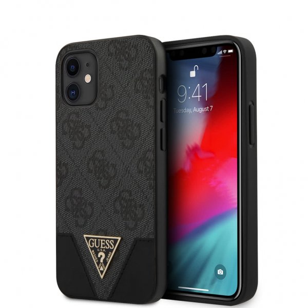 Guess iPhone 12 Mini Deksel 4G Grå