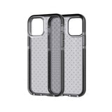 Tech21 iPhone 12/iPhone 12 Pro Deksel Evo Check Smokey Black