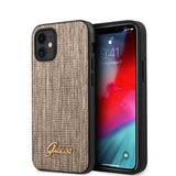 Guess iPhone 12 Mini Deksel Lizard Gull