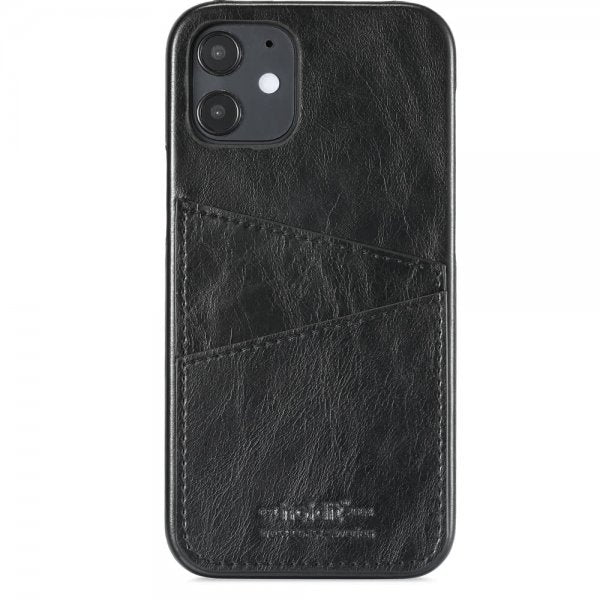 holdit iPhone 12 Mini Deksel med Kortlomme Svart