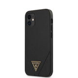 Guess iPhone 12 Mini Deksel Saffiano V Stitch Svart