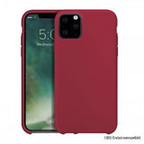 Xqisit iPhone 12 Mini Deksel Silikoni Case Magenta