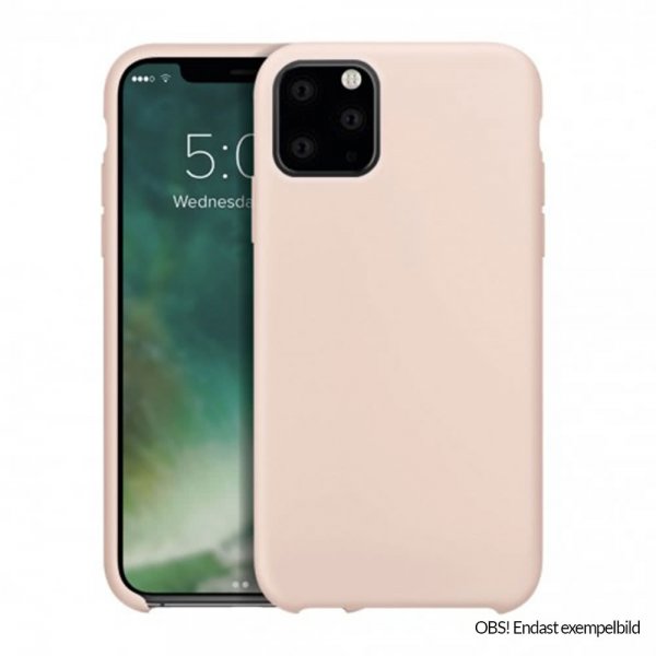 Xqisit iPhone 12 Mini Deksel Silikoni Case Rosa