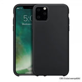 Xqisit iPhone 12 Mini Deksel Silikoni Case Svart