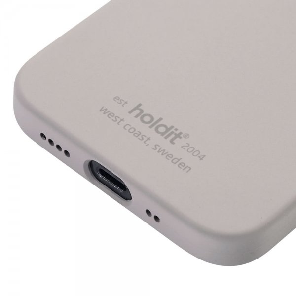 holdit iPhone 12 Mini Deksel Silikon Taupe