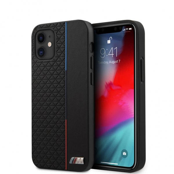BMW iPhone 12 Mini Deksel Tricolore Triangles Svart