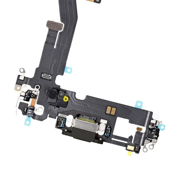 iPhone 12/12 Pro Ladekontakt Flexkabel - Svart