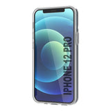 Rvelon iPhone 12/iPhone 12 Pro Deksel Kortholder Transparent